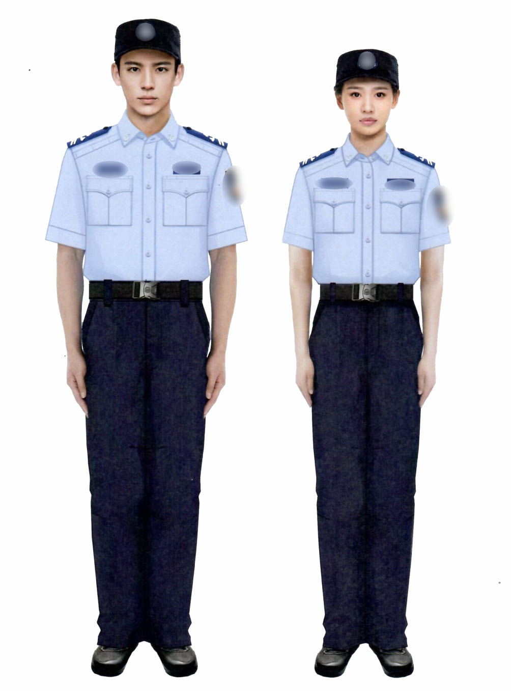 勤務(wù)輔警夏執(zhí)勤服